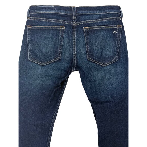 Rag & Bone Designer Skinny Low Rise Dark Wash “Yesler” Denim  Jeans Size 26 - Picture 6 of 16